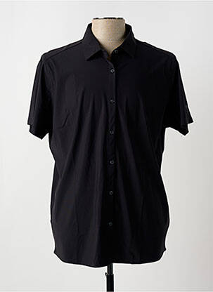Chemise manches courtes coupe cintrée noir SUN VALLEY homme