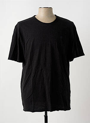 T-shirt stretch manches courtes noir FREEMAN T.PORTER homme