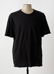 T-shirt stretch manches courtes noir FREEMAN T.PORTER homme