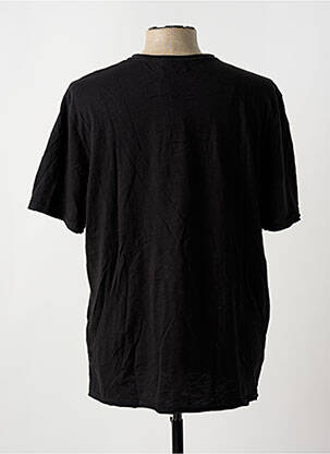 T-shirt stretch manches courtes noir FREEMAN T.PORTER homme