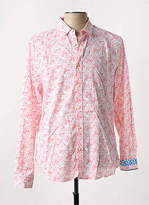 Chemise manches longues rouge LE TEMPS DES CERISES pour homme