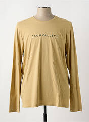 T-shirt beige SUN VALLEY pour homme seconde vue