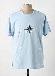 T-shirt bleu DOUBLEHOOD pour homme seconde vue