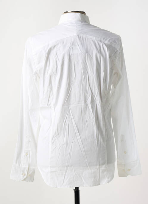 Chemise manches longues tissage popeline blanc G STAR homme