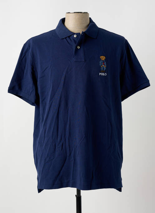 Polo bleu RALPH LAUREN pour homme