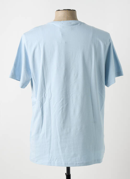 T-shirt bleu DOUBLEHOOD pour homme