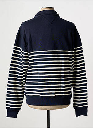 Pull resserrée sur le bas manches longues bleu TOMMY HILFIGER femme