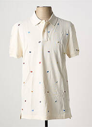 Polo coupe droite manches courtes jaune TOMMY HILFIGER homme