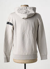Sweat-shirt à capuche gris HUGO BOSS pour homme seconde vue