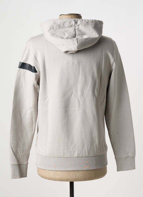 Sweat-shirt à capuche poches manches longues gris HUGO BOSS homme