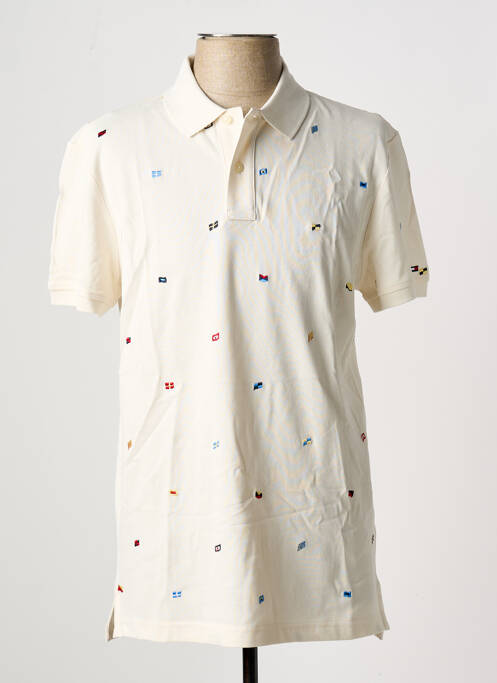 Polo coupe droite manches courtes jaune TOMMY HILFIGER homme