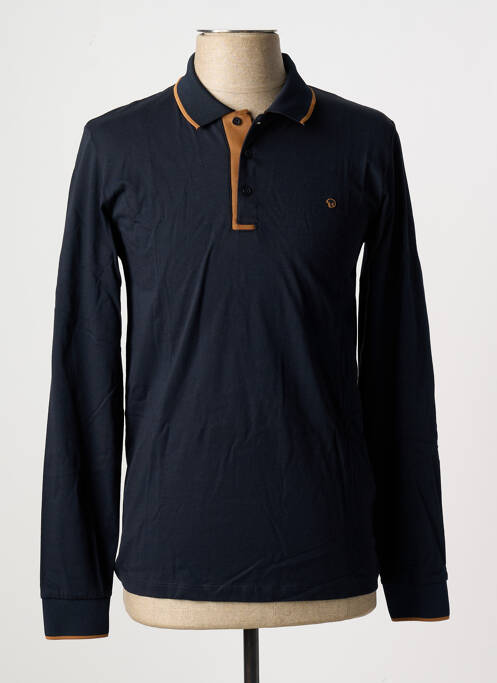 Polo bleu BENSON & CHERRY pour homme