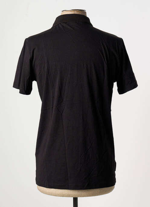 Polo noir DOUBLEHOOD pour homme