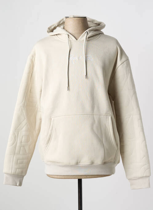 Sweat-shirt à capuche beige PROJECT X PARIS pour homme