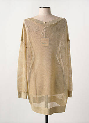 Pull tunique col rond manches longues or LIU JO femme