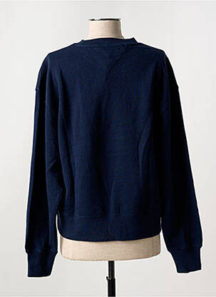 Sweat-shirt broderie manches longues bleu TOMMY HILFIGER femme