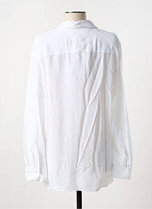 Chemisier tissage crêpe manches longues blanc TOMMY HILFIGER femme