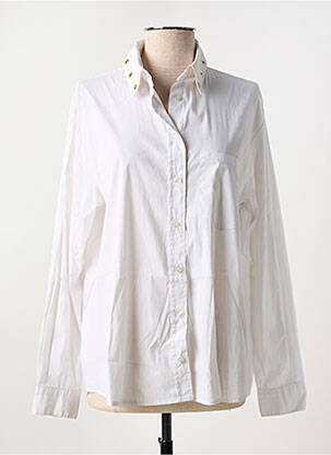 Chemisier coupe droite manches longues blanc IMPERIAL femme