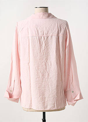 Blouse poignets boutonnés avec fente manches longues rose SALSA femme