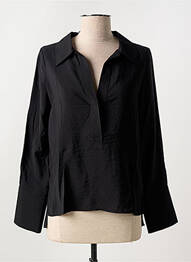 Blouse poignets boutonnés avec fente manches longues noir SALSA femme