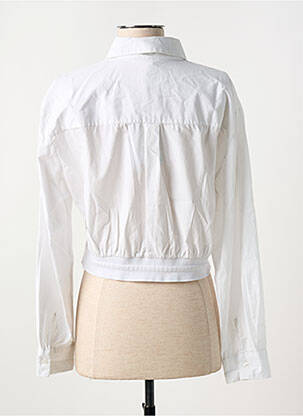 Chemisier coupe cintrée manches longues blanc IMPERIAL femme