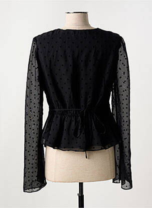 Blouse manches longues manches longues noir GUESS femme