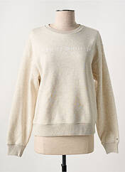 Sweat-shirt beige TOMMY HILFIGER pour femme seconde vue