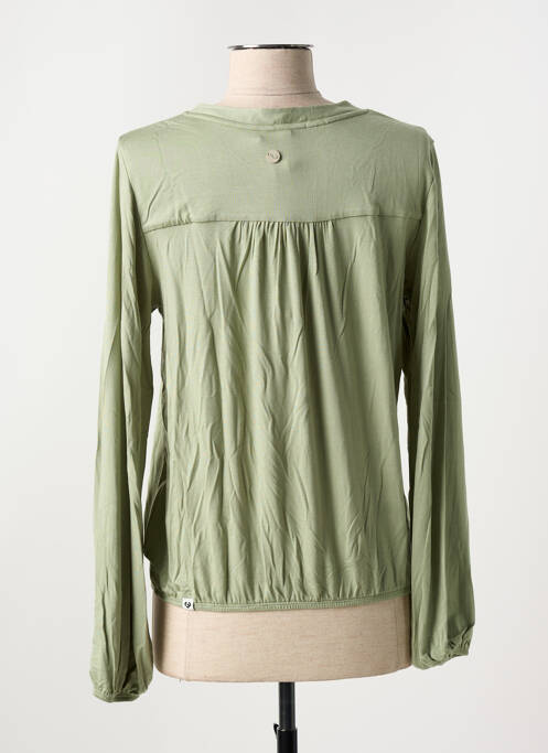 T-shirt manches longues manches longues vert RAGWEAR femme