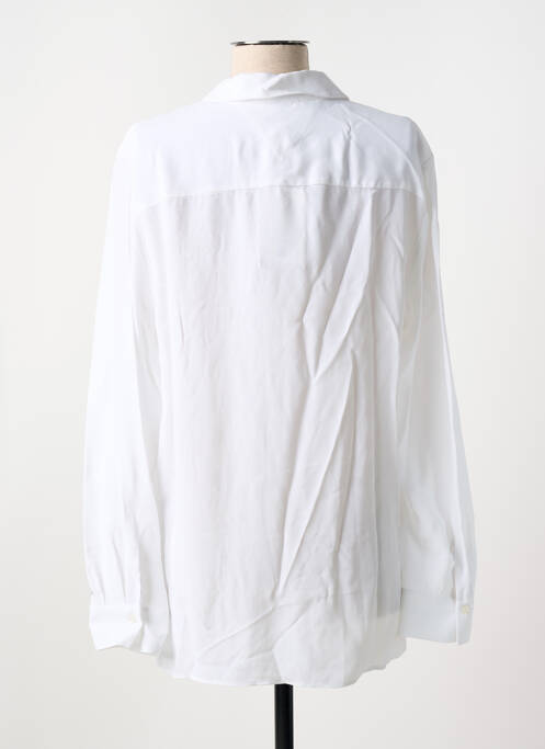 Chemisier tissage crêpe manches longues blanc TOMMY HILFIGER femme