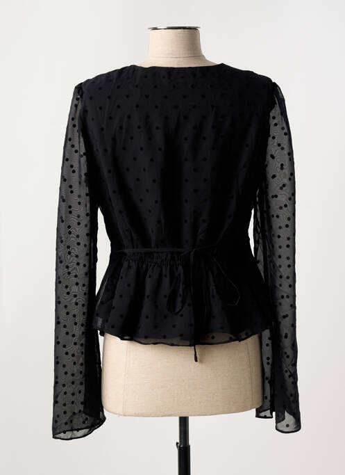 Blouse manches longues manches longues noir GUESS femme