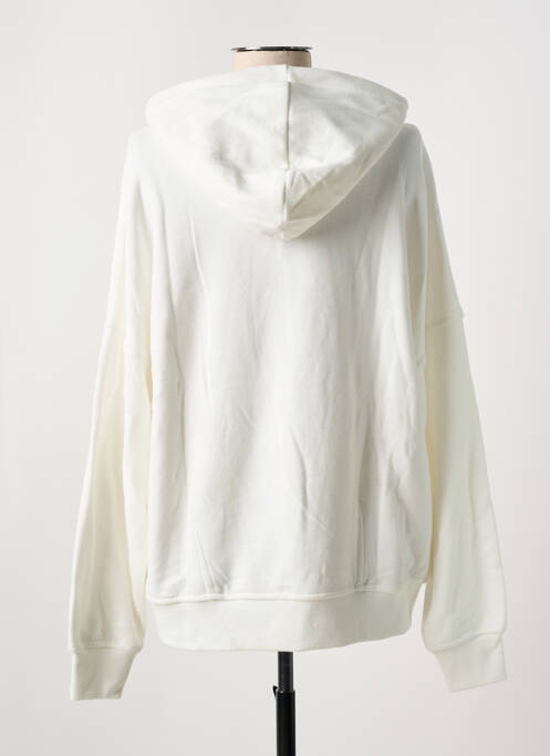 Sweat-shirt à capuche blanc RAGWEAR pour femme