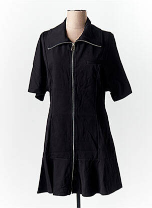 Robe courte manches courtes manches courtes noir IMPERIAL femme