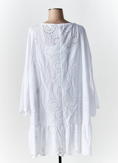 Robe mi-longue blanc IMPERIAL pour femme