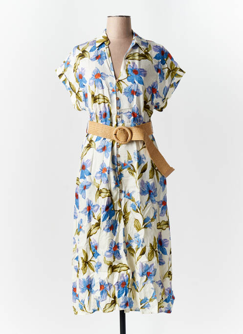 Robe mi-longue bleu SALSA pour femme