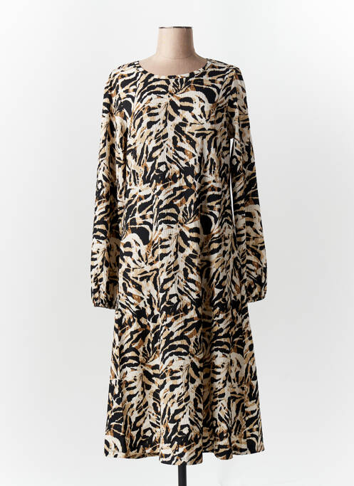 Robe mi-longue marron SOYACONCEPT pour femme