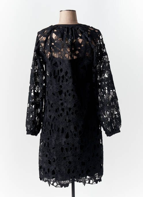 Robe mi-longue noir SOYA femme