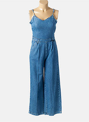 Combi-pantalon fines bretelles fines bretelles bleu FREEMAN T.PORTER femme