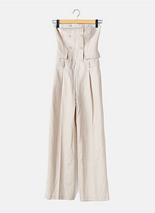 Combi-pantalon sans manche sans manche beige IMPERIAL femme