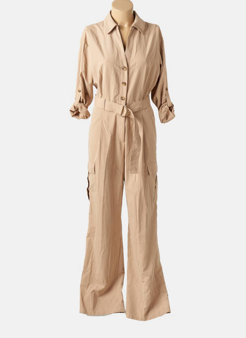 Combi-pantalon fermeture boutonnée sur le devant manches longues beige SALSA femme