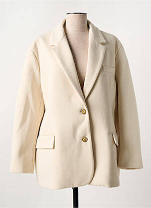 Blazer poignets boutonnés beige PLEASE femme