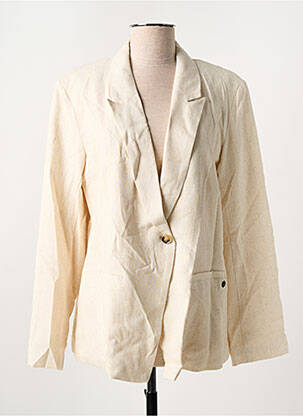 Blazer poches beige FREEMAN T.PORTER femme
