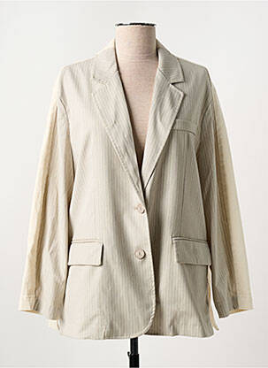 Blazer poches beige PLEASE femme