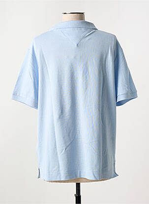 Polo broderie manches courtes bleu TOMMY HILFIGER femme