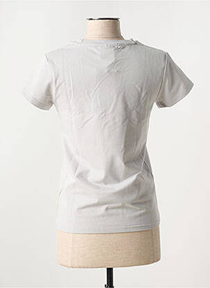 T-shirt sérigraphie manches courtes gris PROJECTX femme