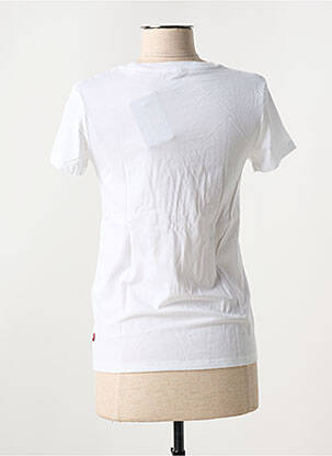T-shirt sérigraphie manches courtes blanc LEVI'S femme