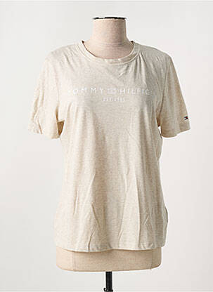 T-shirt beige TOMMY HILFIGER pour femme