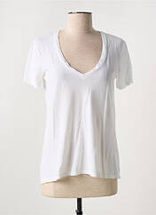 T-shirt blanc PLEASE pour femme seconde vue