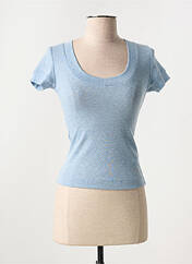 T-shirt bleu GUESS pour femme seconde vue