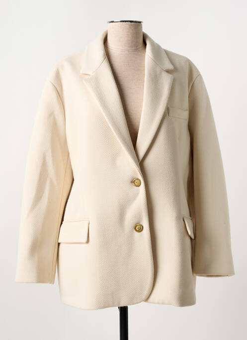 Blazer poignets boutonnés beige PLEASE femme