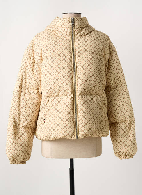 Doudoune poches a capuche beige TOMMY HILFIGER femme